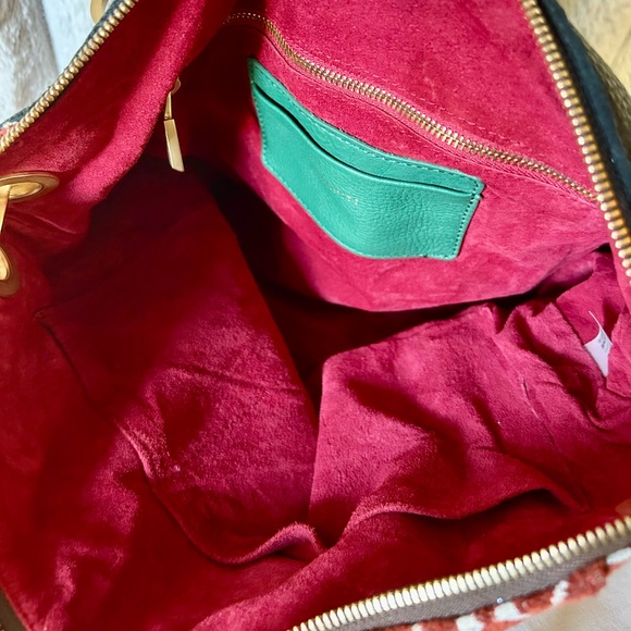 Hammitt Medium Daniel Texas Tapestry purse with Wide Crossbody Strap - Picture 4 of 6